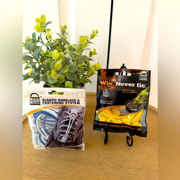 LOCK LACES ~ Elastic shoelaces quick release for tennis hiking running shoes - Picture 5 of 7